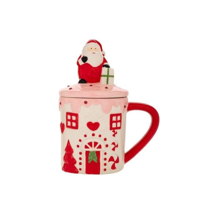 TAZZA ROSA BABBO CERAMICA 13X9X17CM